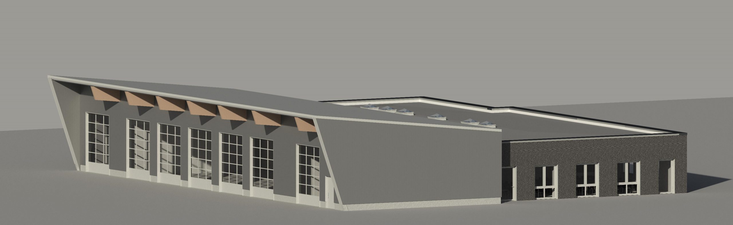 3D Modell des Neubaus