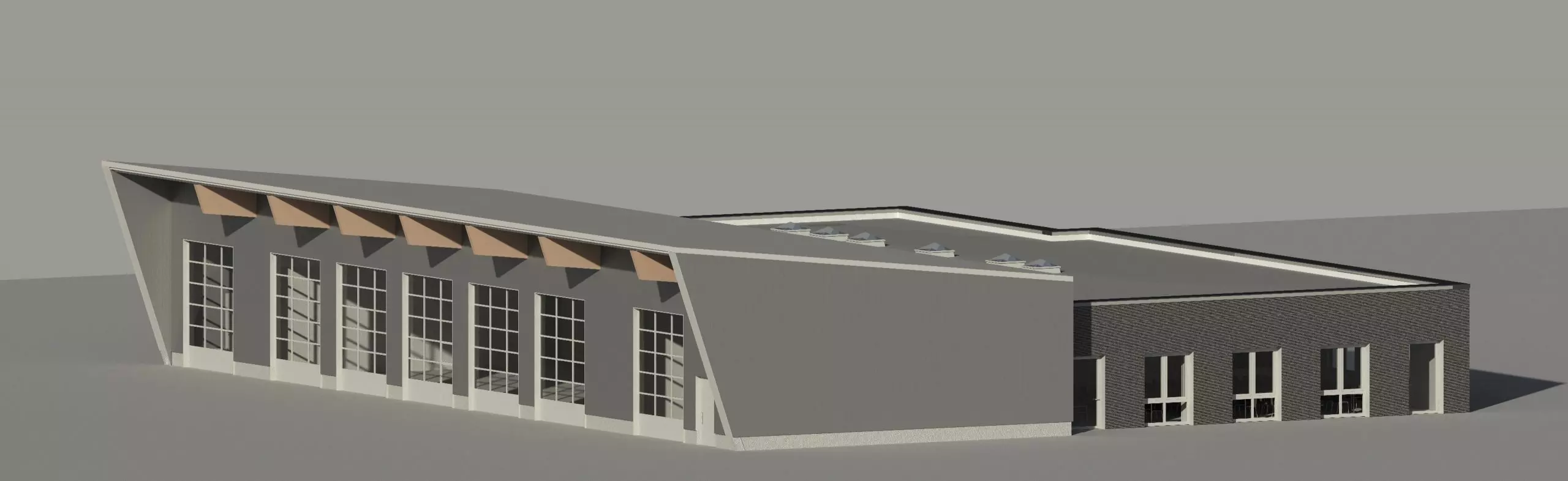 3D Modell des Neubaus